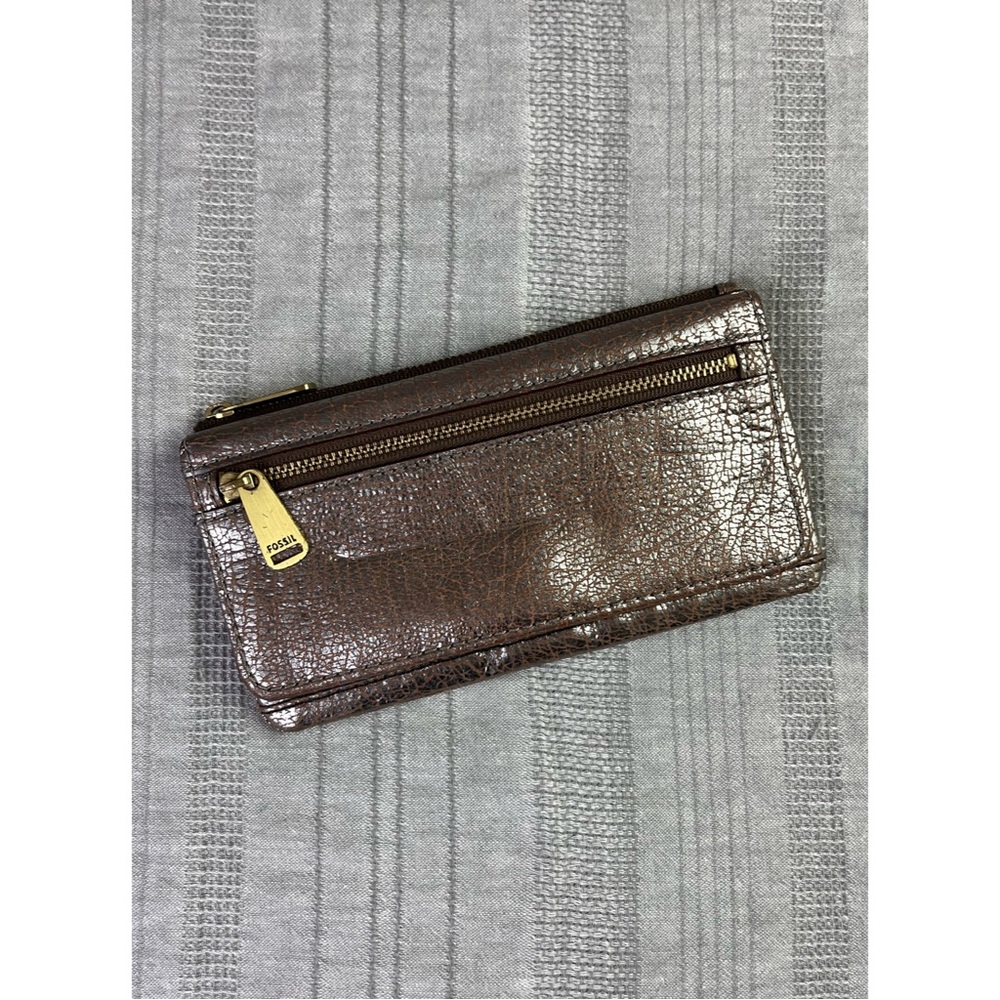 Fossil Preston Flap Clutch (Metallic)
